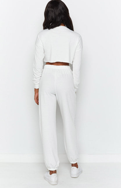 Michigan Camp Two Piece Lounge Set White