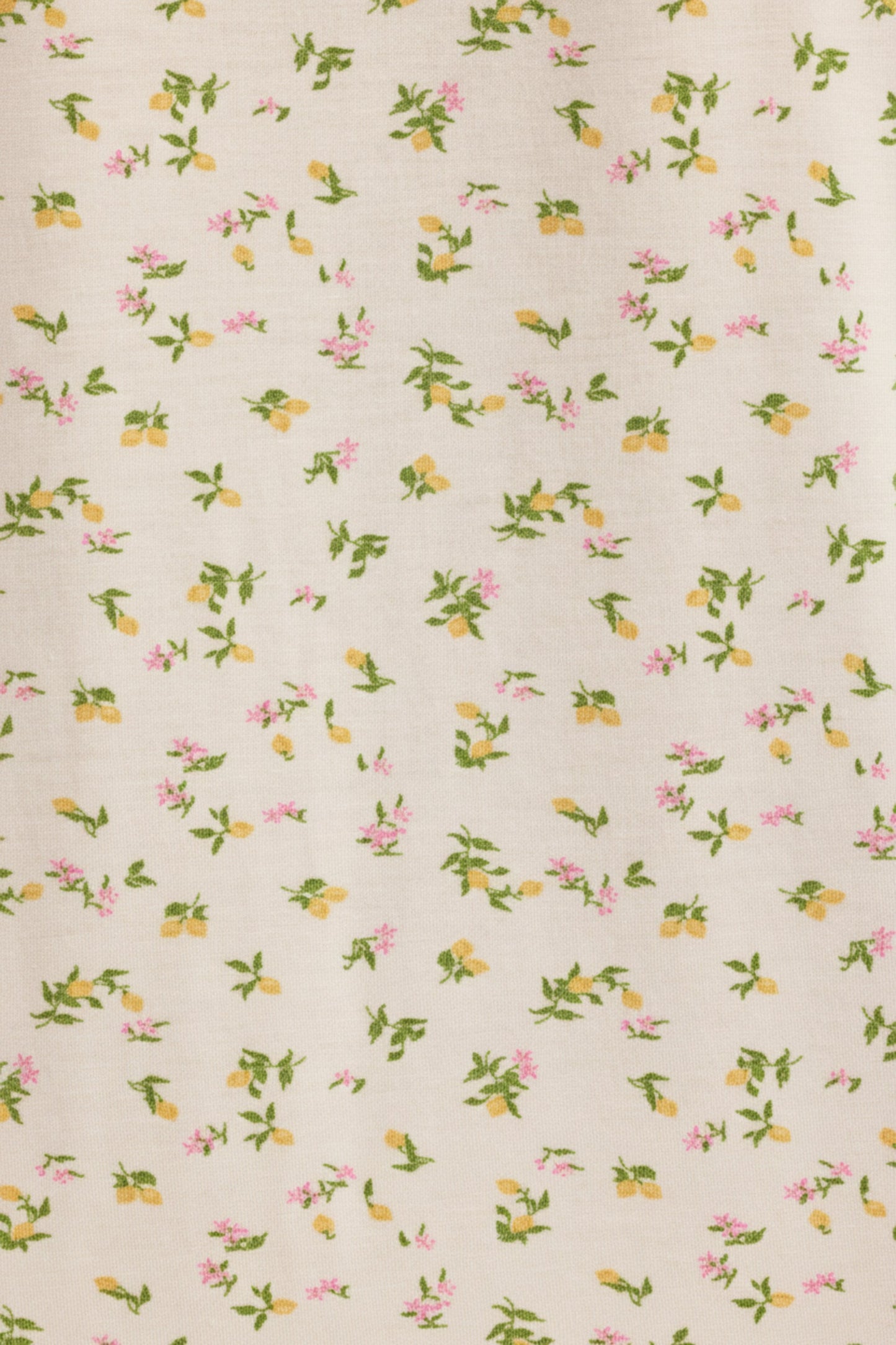 Modal Camisole Pyjama Top in Lemon Print