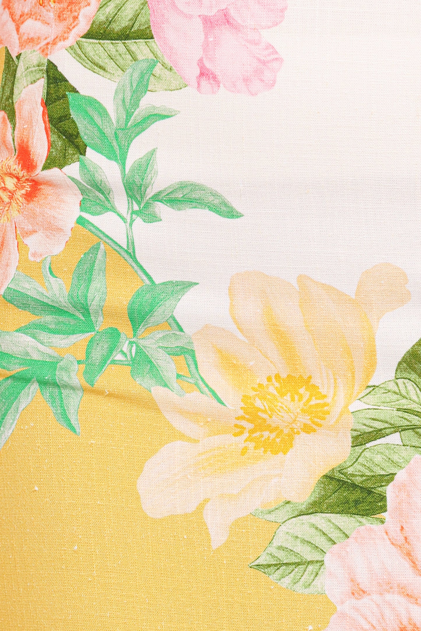 Peta Maxi Skirt - Yellow Poppy