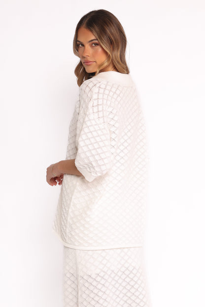 Meera Top - White