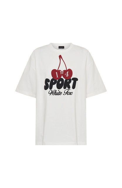 Club 14 Peyton Oversized Tee White